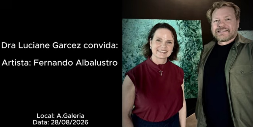 Imagem de Luciane Garcez convida - Fernando Albalustro: Cor, Fatura e História da Arte